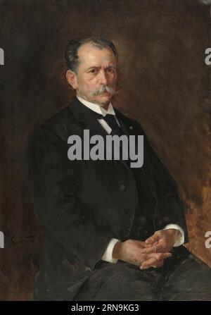 Enrique Simonet y Baca, le père de l’artiste 1893 par Enrique Simonet Banque D'Images