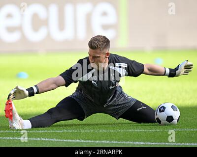 MONCHENGLADBACH - Borussia Mšnchengladbach gardien Nicolas Moritz lors du match de Bundesliga entre Borussia Monchengladbach - Bayer 04 Leverkusen au stade Borussia-Park le 26 août 2023 à Monchengladbach, Allemagne. AP | taille néerlandaise | Gerrit van Cologne Banque D'Images