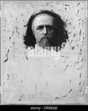 Oskar II (1829-1907), roi de Suède et de Norvège, marié à Sofia de Nassau-Weilbourg date inconnue d'Emil Österman Banque D'Images