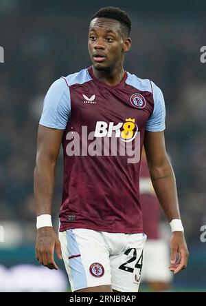 Birmingham, Royaume-Uni. 31 août 2023. Jhon dur‡n d'Aston Villa lors du match de l'UEFA Europa Conference League à Villa Park, Birmingham. Le crédit photo devrait se lire : Andrew Yates/Sportimage crédit : Sportimage Ltd/Alamy Live News Banque D'Images