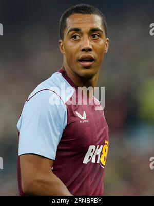 Birmingham, Royaume-Uni. 31 août 2023. Youri Tielemans d'Aston Villa lors du match de l'UEFA Europa Conference League à Villa Park, Birmingham. Le crédit photo devrait se lire : Andrew Yates/Sportimage crédit : Sportimage Ltd/Alamy Live News Banque D'Images