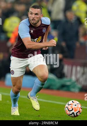 Birmingham, Royaume-Uni. 31 août 2023. John McGinn d'Aston Villa lors du match de l'UEFA Europa Conference League à Villa Park, Birmingham. Le crédit photo devrait se lire : Andrew Yates/Sportimage crédit : Sportimage Ltd/Alamy Live News Banque D'Images