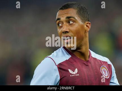 Birmingham, Royaume-Uni. 31 août 2023. Youri Tielemans d'Aston Villa lors du match de l'UEFA Europa Conference League à Villa Park, Birmingham. Le crédit photo devrait se lire : Andrew Yates/Sportimage crédit : Sportimage Ltd/Alamy Live News Banque D'Images