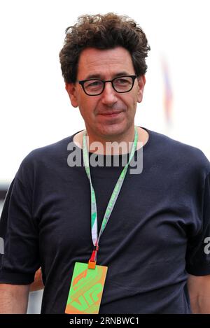 Monza, Italy. 01st Sep, 2023. Mattia Binotto (ITA). 01.09.2023. Formula 1 World Championship, Rd 15, Italian Grand Prix, Monza, Italy, Practice Day. Photo credit should read: XPB/Press Association Images. Credit: XPB Images Ltd/Alamy Live News Stock Photo