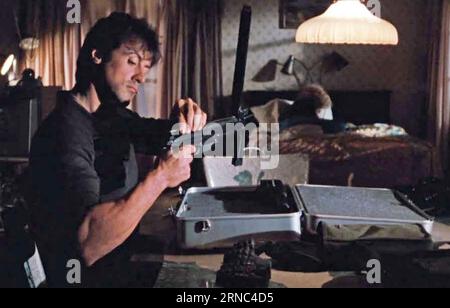 COBRA 1986 Warner Bros. Film avec Sylvester Stallone Banque D'Images