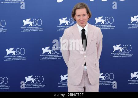 Lido Di Venezia, Italie. 01 septembre 2023. Le réalisateur Wes Anderson assiste à un photocall pour le film "The Wonderful Story of Henry Sugar" au 80e Festival International du film de Venise le 01 septembre 2023 à Venise, en Italie. © photo : Cinzia Camela. Crédit : Live Media Publishing Group/Alamy Live News Banque D'Images