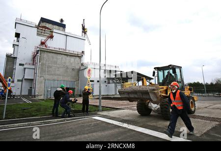 (160424) -- CHERNOBYL, April 24, 2016 -- Photo taken on April 22, 2016 shows the Chernobyl nuclear power plant, Ukraine. Chernobyl, a place replete with horrific memories in northern Ukraine, close to Belarus, is now open to tourists, almost 30 years to the date after a nuclear power plant there exploded. It was the worst nuclear accident in human history. A large tract of land around the plant was designated a forbidden zone and ordinary people were completely prohibited from entering after the disaster occurred on April 26, 1986. The accident released more than 8 tons of radioactive leaks, d Stock Photo