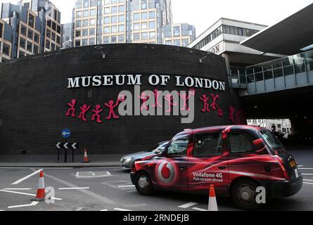 (160518) -- LONDON, May 18, 2016 -- File Photo taken on Jan. 29, 2015 shows the Museum of London in London, Britain. International Museum Day is celebrated every year on or around May 18 under the coordination of the International Council of Museums (ICOM). ) (zhf) BRITAIN-MUSEUMS-INTERNATIONAL MUSEUM DAY HanxYan PUBLICATIONxNOTxINxCHN   160518 London May 18 2016 File Photo Taken ON Jan 29 2015 Shows The Museum of London in London Britain International Museum Day IS celebrated Every Year ON or Around May 18 Under The Coordination of The International Council of Museum ICOM zhf Britain Museum I Banque D'Images