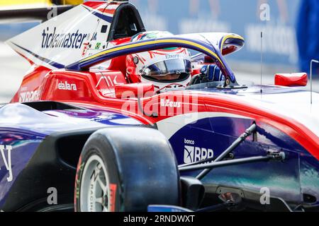 Monza, Italie. 01 septembre 2023. BORTOLETO Gabriel (BRA), Trident, Dallara F3, portrait lors de la 9e manche du Championnat FIA de Formule 3 2023 du 1 au 3 septembre 2023 sur l'Autodromo Nazionale di Monza, à Monza, Italie - photo Xavi Bonilla/DPPI crédit : DPPI Media/Alamy Live News Banque D'Images