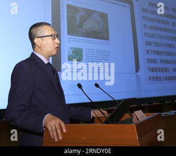 (160603) -- BEIJING, June 3, 2016 -- Academician Zhou Qi addresses a symposium during the 18th academician conference of the Chinese Academy of Sciences in Beijing, capital of China, June 3, 2016. ) (ry) CHINA-BEIJING-ACADEMICIAN CONFERENCE-SYMPOSIUM (CN) YinxGang PUBLICATIONxNOTxINxCHN   160603 Beijing June 3 2016 academician Zhou Qi addresses a Symposium during The 18th academician Conference of The Chinese Academy of Sciences in Beijing Capital of China June 3 2016 Ry China Beijing academician Conference Symposium CN YinxGang PUBLICATIONxNOTxINxCHN Stock Photo