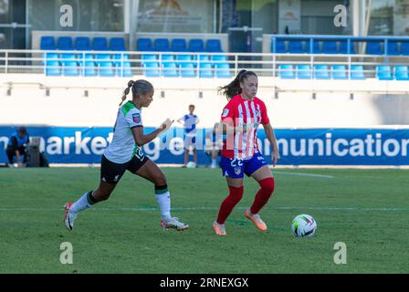 Colomiers, France. 31 août 2023. Joueur de l'Atletico Madrid lors de la coupe de France féminine Amos contre Liverpool FC à Colomiers, France le 31 août 2023. Photo d'Arnaud Bertrand/ABACAPRESS.COM crédit : Abaca Press/Alamy Live News Banque D'Images