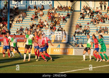 Colomiers, France. 31 août 2023. Équipe Liverpool FC lors de la coupe de France féminine Amos contre l'Atletico Madrid à Colomiers, France le 31 août 2023. Photo d'Arnaud Bertrand/ABACAPRESS.COM crédit : Abaca Press/Alamy Live News Banque D'Images