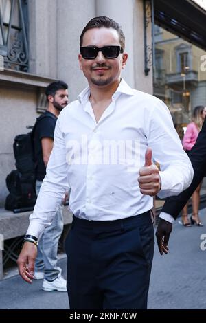 Milan, Italie. 31 août 2023. Le pilote moto GP Jorge Lorenzo est vu le 31 août 2023 à Milan, Italie (photo de Alessandro Bremec/NurPhoto) crédit : NurPhoto SRL/Alamy Live News Banque D'Images