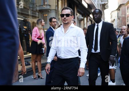 Milan, Italie. 31 août 2023. Le pilote moto GP Jorge Lorenzo est vu le 31 août 2023 à Milan, Italie (photo de Alessandro Bremec/NurPhoto) crédit : NurPhoto SRL/Alamy Live News Banque D'Images