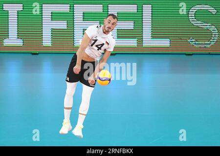 Moritz Karlitzek (Allemagne). Championnat du monde de volleyball 2022. Ronde de 16 Banque D'Images