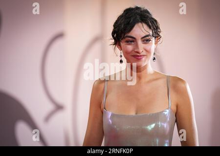 Venise, Italie. 01 septembre 2023. Grace Palma assiste à un tapis rouge pour le film ''Dogman'' au 80e Festival International du film de Venise le 31 août 2023 à Venise, Italie, (photo de Daniele Cifala/NurPhoto) crédit : NurPhoto SRL/Alamy Live News Banque D'Images