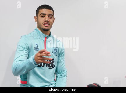 Burnley, Royaume-Uni. 31 août 2023. Burnley FC pendant leur séance d'entraînement avant le match de Tottenham Hotspur Premier League au Turf Moor 2 septembre crédit : Sharon Dobson/Alamy Live News Banque D'Images