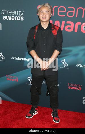 LOS ANGELES - 27 AOÛT : Zhong aux Streamy Awards 2023 - arrivée au Century Plaza Hotel le 27 août 2023 à Century City, Californie Banque D'Images