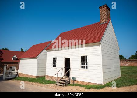 MT VERNON, Alexandria, VA — The laundry, or wash house, at Mount Vernon. The historic home of George Washington, the first President of the United Sta Stock Photo