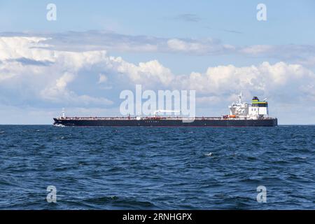 Cargo dans la mer Baltique Banque D'Images