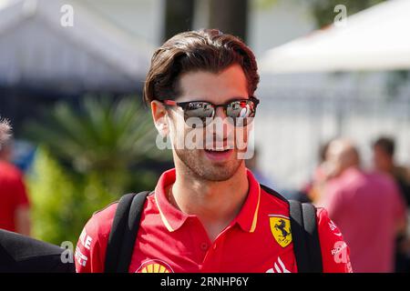 Monza, Italie. 1 septembre 2023. Antonio Giovinazzi (ITA) - pilote de réserve Scuderia Ferrari, en Formule 1 Pirelli Gp d'Italia. Crédit : Alessio Morgese/Alessio Morgese / E-mage / Alamy Live news Banque D'Images