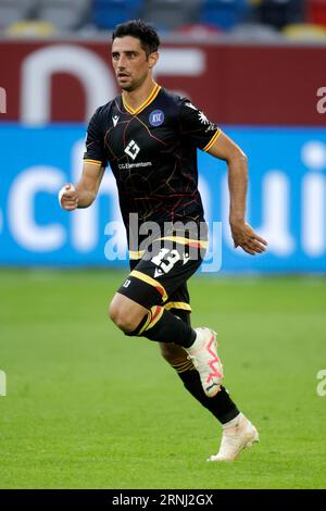 Düsseldorf, Deutschland, 2. Fussball Bundesliga 5. Spieltag Fortuna Düsseldorf : Karlsruher SC 3-1 am 01. 9. 2023 In der Merkur Spiel-Arena in Düsseldorf Lars STINDL (KSC) photo : Norbert Schmidt, Duesseldorf Banque D'Images