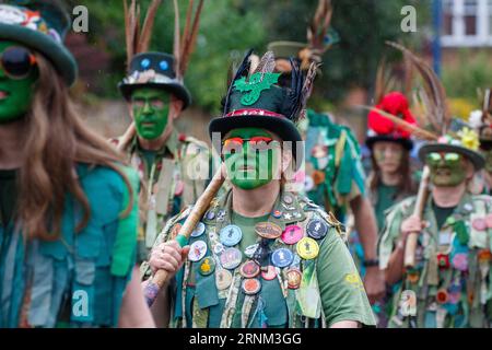 Morris Dancers au Sheringham Potty Festival 2019 Banque D'Images