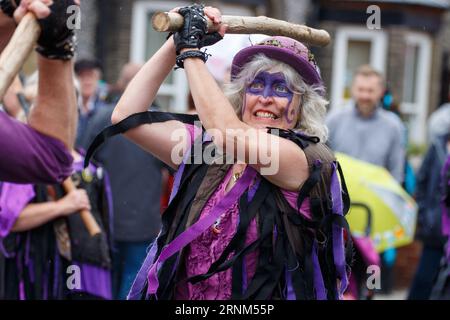 Morris Dancers au Sheringham Potty Festival 2019 Banque D'Images