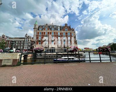 Amsterdam, pays-Bas. 16 août 2023. Hôtel de l'Europe à Amsterdam. Photo de haute qualité Banque D'Images