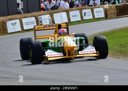 Lorina McLaughlin, Benetton-Ford B192, 30 ans du Festival of Speed, une sélection de quelques-unes des meilleures voitures et motos de toutes les catégories automobiles Banque D'Images