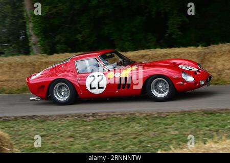 Holly Mason-Franchitti, Ferrari 250 GTO, 30 ans du Festival de la vitesse, une sélection de quelques-unes des meilleures voitures et motos de toutes les catégories automobiles Banque D'Images