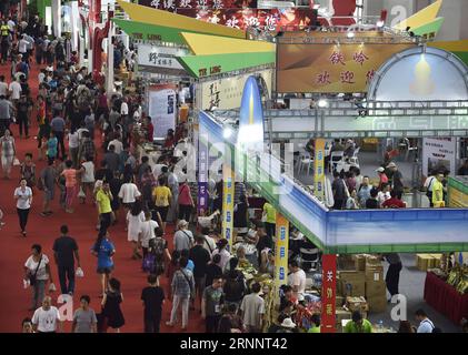 170727) -- SHENYANG, 27 juillet 2017 -- la photo montre une vue d'une partie de la 10e exposition agricole internationale de la province du Liaoning à Shenyang, capitale de la province du Liaoning du nord-est de la Chine, le 27 juillet 2017. L'exposition, avec la participation de 1 500 entreprises de la maison et de l'étranger, attire un grand nombre de citoyens.) (lxx) CHINA-LIAONING-AGRICULTURAL EXPO(CN) LongxLei PUBLICATIONxNOTxINxCHN Shenyang juillet 27 2017 photo montre une vue d'une partie de la 10e exposition agricole internationale de la province du Liaoning à Shenyang capitale du nord-est de la Chine S province du Liaoning juillet 27 2017 E Banque D'Images