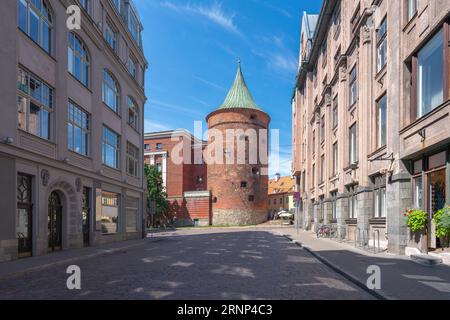 Tour poudrière - Riga, Lettonie Banque D'Images