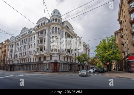 Corner House - Musée de l'occupation - ancien siège du KGB - Riga, Lettonie Banque D'Images