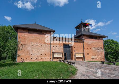 Château de la péninsule de Trakai - Musée historique de Trakai - Trakai, Lituanie Banque D'Images