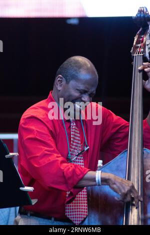 31 août 2023, Chicago, il, USA : Chicago profite de quatre jours de jazz ce week-end de la fête du travail - 31 août - 3 septembre De la musique live est présentée au Centre culturel et à plusieurs stades du Millennium Park. PHOTO : AVERY SHARPE (image de crédit : © Karen I. Hirsch/ZUMA Press Wire) À USAGE ÉDITORIAL UNIQUEMENT ! Non destiné à UN USAGE commercial ! Banque D'Images