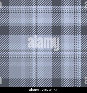 Plaid sans couture en tissu de vecteur tartan de motif avec un contrôle de fond textile de texture dans des couleurs pastel et claires. Illustration de Vecteur