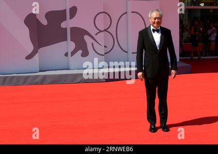 Ang Lee BEI der Premiere des Dokumentarfilms 'la parte del Leone : una storia della Mostra / The Lion's Share : a History of the Mostra' und die Verleihung des Goldenen Löwen für das Lebenswerk an Tony Leung Chiu-Wai auf der Biennale di Venezia 2023 / 80. Internationale Filmfestspiele von Venedig im Palazzo del Cinema. Venedig, 02.09.2023 Banque D'Images