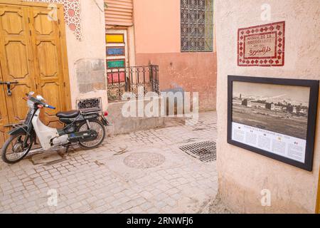 Marrakech, Maroc - 10 février 2023 : Maison de la Photographie de Marrakech, musée de la photographie Banque D'Images