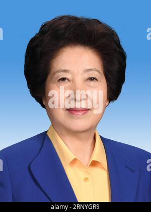 (180319) -- BEIJING, 19 mars 2018 () -- Sun Chunlan est nommé vice-premier ministre lors de la première session en cours du 13e Congrès populaire national à Beijing, capitale de la Chine, le 19 mars 2018. () (DEUX SESSIONS)CHINE-PÉKIN-VICE-PREMIER MINISTRE (CN) XINHUA PUBLICATIONXNOTXINXCHN Banque D'Images