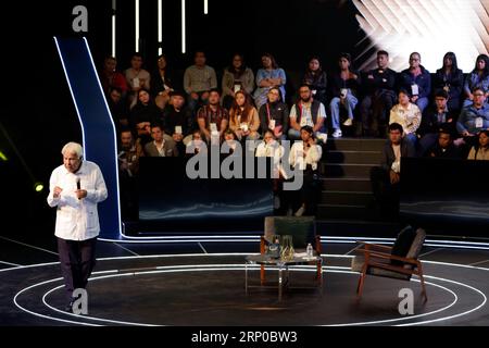 Non exclusif : 1 septembre 2023, Mexico, Mexique : ancien président du gouvernement de l'Espagne, Felipe Gonzalez à la réunion annuelle 'Mexico SIGL Banque D'Images