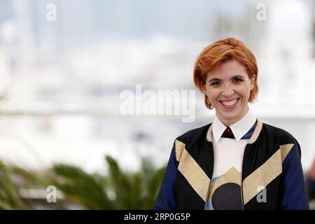 Divertissement Bilder des Tages (180513) -- CANNES, le 13 mai 2018 -- la réalisatrice Eva Husson assiste au photocall pour filles du Soleil (les filles du Soleil) lors du 71e Festival annuel du film de Cannes au Palais des Festivals de Cannes, France, le 13 mai 2018.) (SRB) FRANCE-CANNES-FESTIVAL- FILLES DU SOLEIL -PHOTO CALL LUOXHUANHUAN PUBLICATIONXNOTXINXCHN Banque D'Images