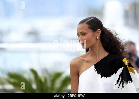 (180515) -- CANNES, le 15 mai 2018 -- l'actrice Thandie Newton du film Solo : a Star Wars Story pose lors d'un photocall au 71e Festival International du film de Cannes à Cannes, France, le 15 mai 2018. Le 71e Festival International du film de Cannes se tient du 8 au 19 mai. ) FRANCE-CANNES-FILM FESTIVAL-SOLO-PHOTOCALL LUOXHUANHUAN PUBLICATIONXNOTXINXCHN Banque D'Images