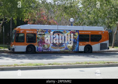 Los Angeles, Californie, États-Unis 1 septembre 2023 Paw Patrol le Mighty Movie bus le 1 septembre 2023 à Los Angeles, Californie, États-Unis. Photo de Barry King/Alamy stock photo Banque D'Images