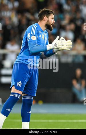 Rio, Brésil - 02 septembre 2023, joueur de Matheus Cunha dans le match entre Botafogo vs Flamengo par coupe du Brésil du 22e tour, au stade Nilton Santos Banque D'Images