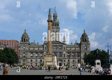 George Square, Glasgow, Ecosse, Royaume-Uni Banque D'Images