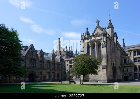 West Quadrangle, Université de Glasgow, Finnieston, Glasgow, Écosse, Royaume-Uni Banque D'Images