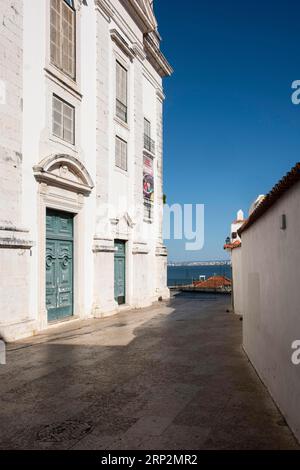 Église Igreja de Santo Estevao à Lisbonne, Portugal Banque D'Images