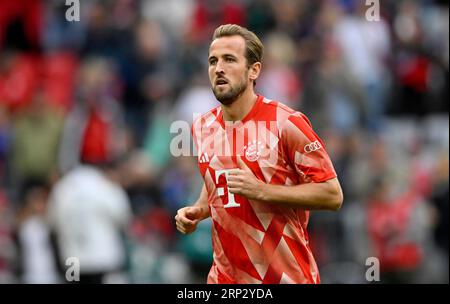 Harry Kane FC Bayern Munich FCB (09) Allianz Arena, Munich, Bavière, Allemagne Banque D'Images