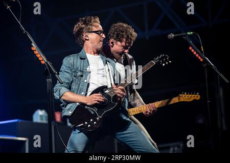 Londres, Royaume-Uni. 2 septembre 2023. McFly Headline Pub dans le parc samedi. Cristina Massei/Alamy Live News Banque D'Images